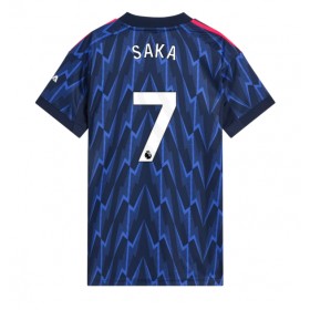 Dámské fotbalový oblečení Arsenal Bukayo Saka #7 Venkovní košile 2025-26 Krátkým Rukávem